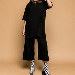 Lala black coordinating set